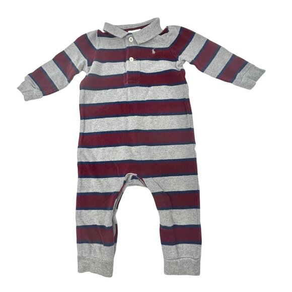 Ralph Lauren Romper, Jumping Beans Sweatshirt, Absorba Sweater - Size 9M - Picture 2 of 13